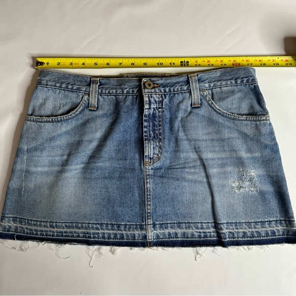 SOLD D&G Dolce & Gabbana Denim Skirt Italian Sz 46 - Picture 8 of 9